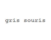 gris souris